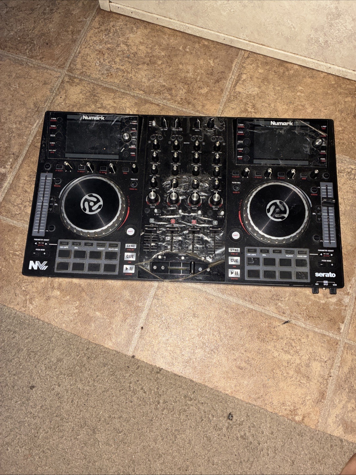 Numark NVII Serato DJ Controller NV2 Untested No Power Cord for Parts