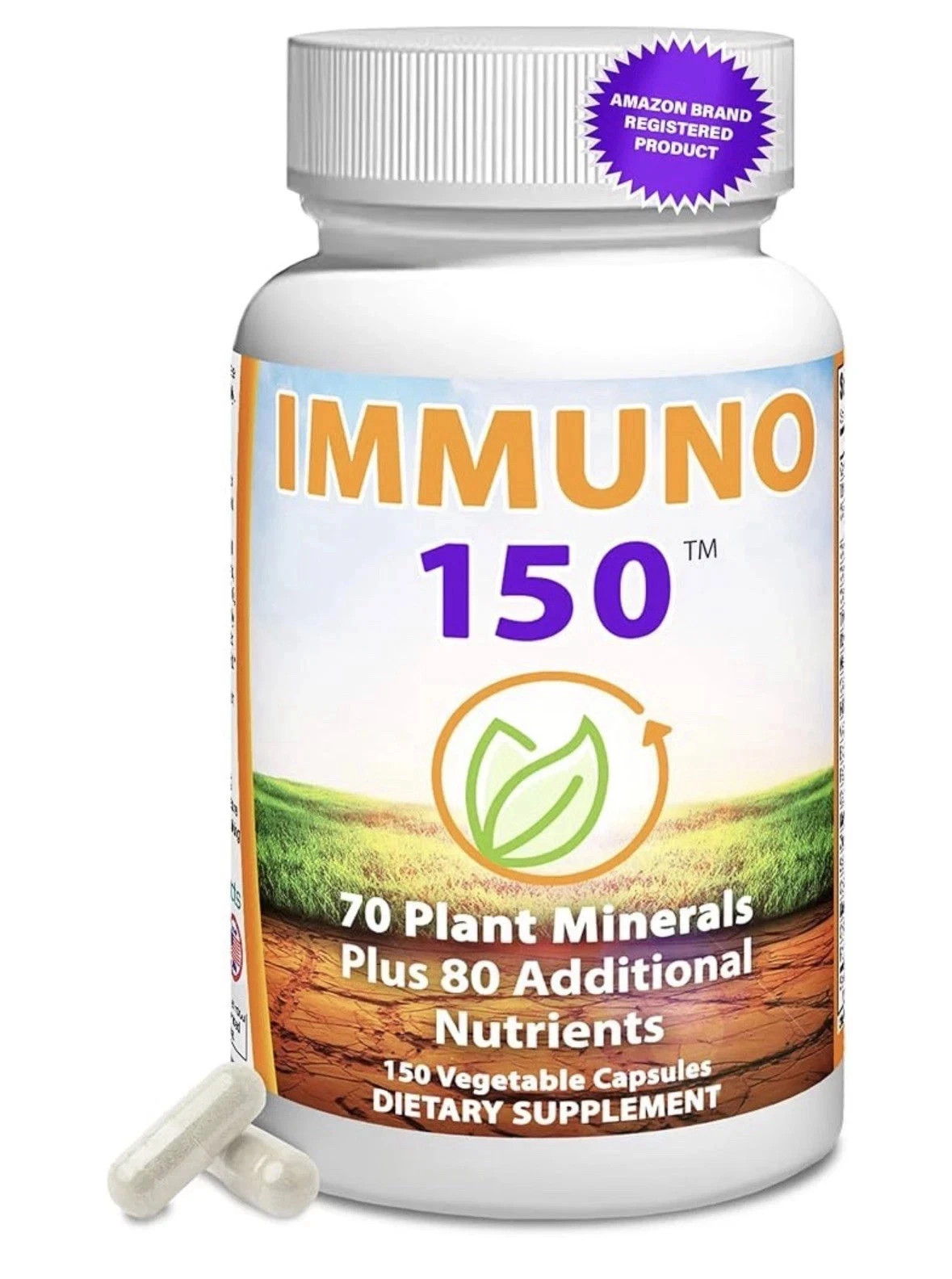 Immuno 150 Immune Support Supplement - 150 Veg Capsules Vitamins & Minerals