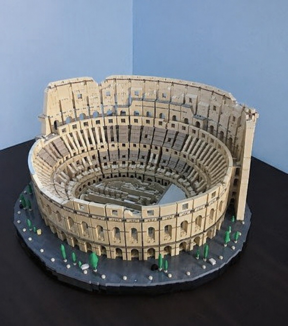 Colosseum Architecture MOC Building Block Display Model Collectible| No box