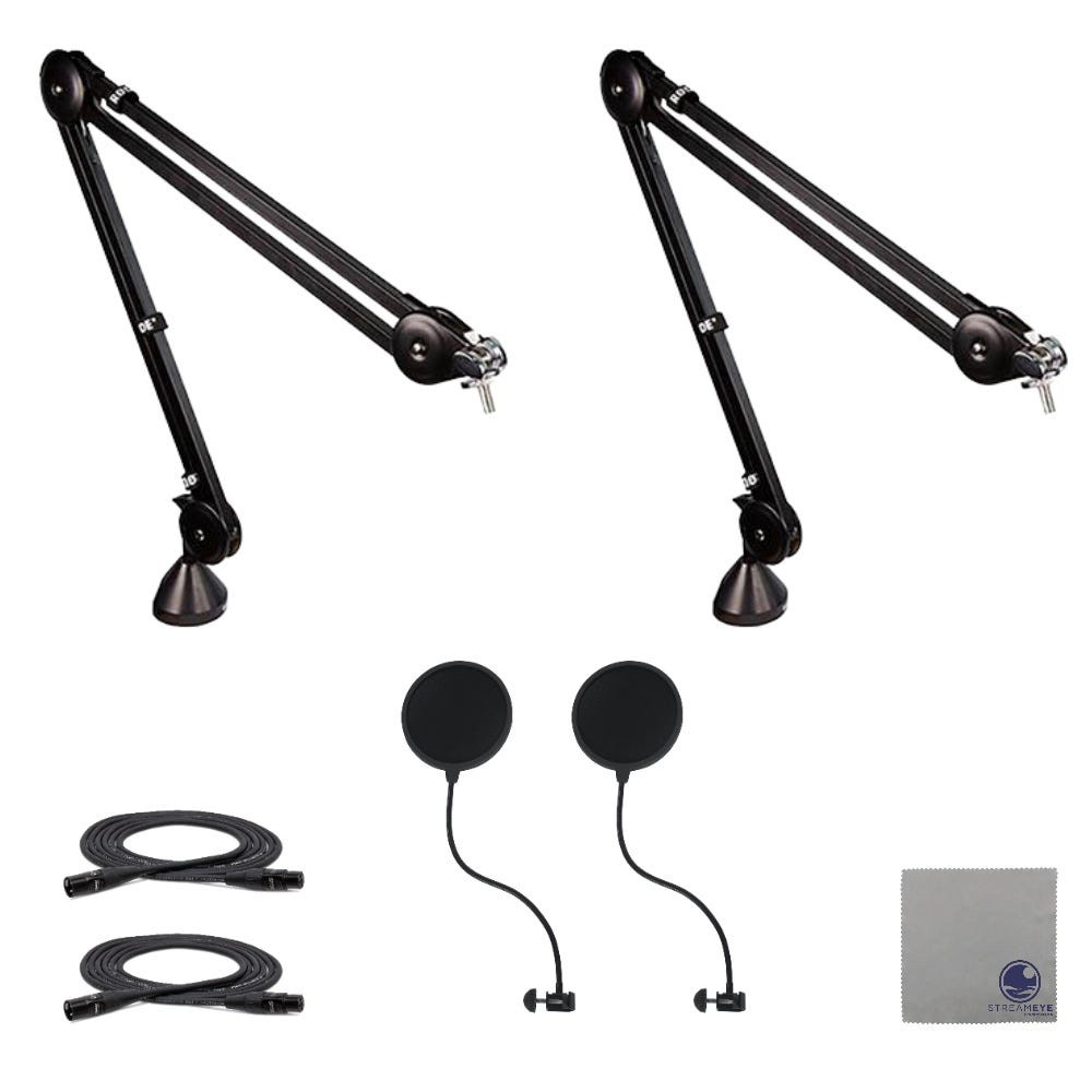 Rode PSA1 (Pair) with Pop filter and accessories