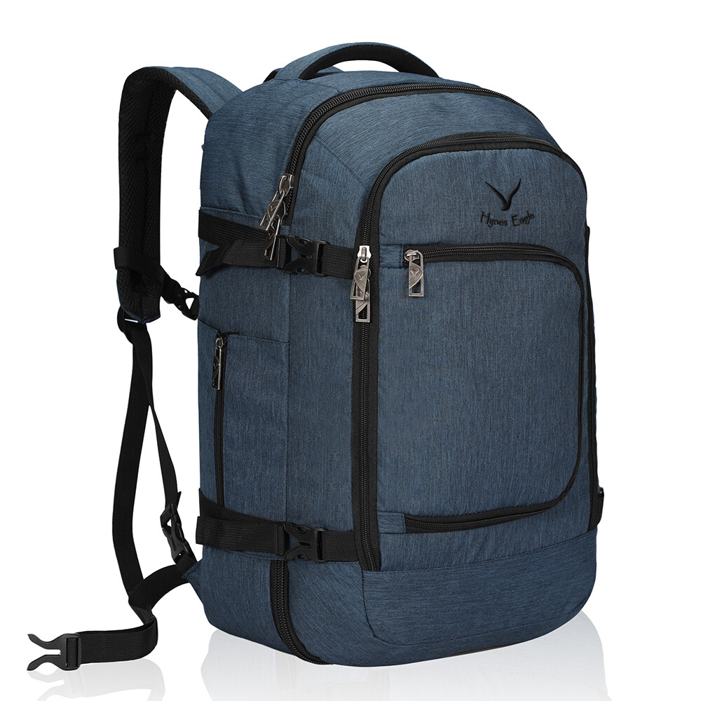40L Flight Approved Carry on Backpack Travel Expandable Large Suitcase Weekender