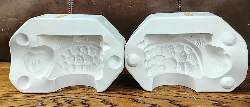 Vintage Scioto Sturgell Turtle Jr Planter Ceramic Slip Casting Mold S-127 6x3.5