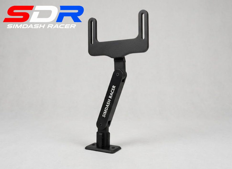 Sim Racing Dashboard Mount - Adjustable Articulated Bracket for Display Screen