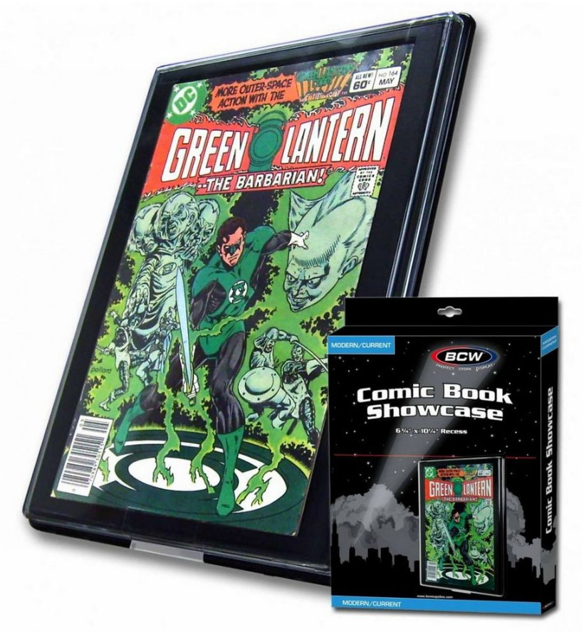 BCW Modern Comic Book Showcase Display Case - 6 3/4 x 10 1/4 Recess