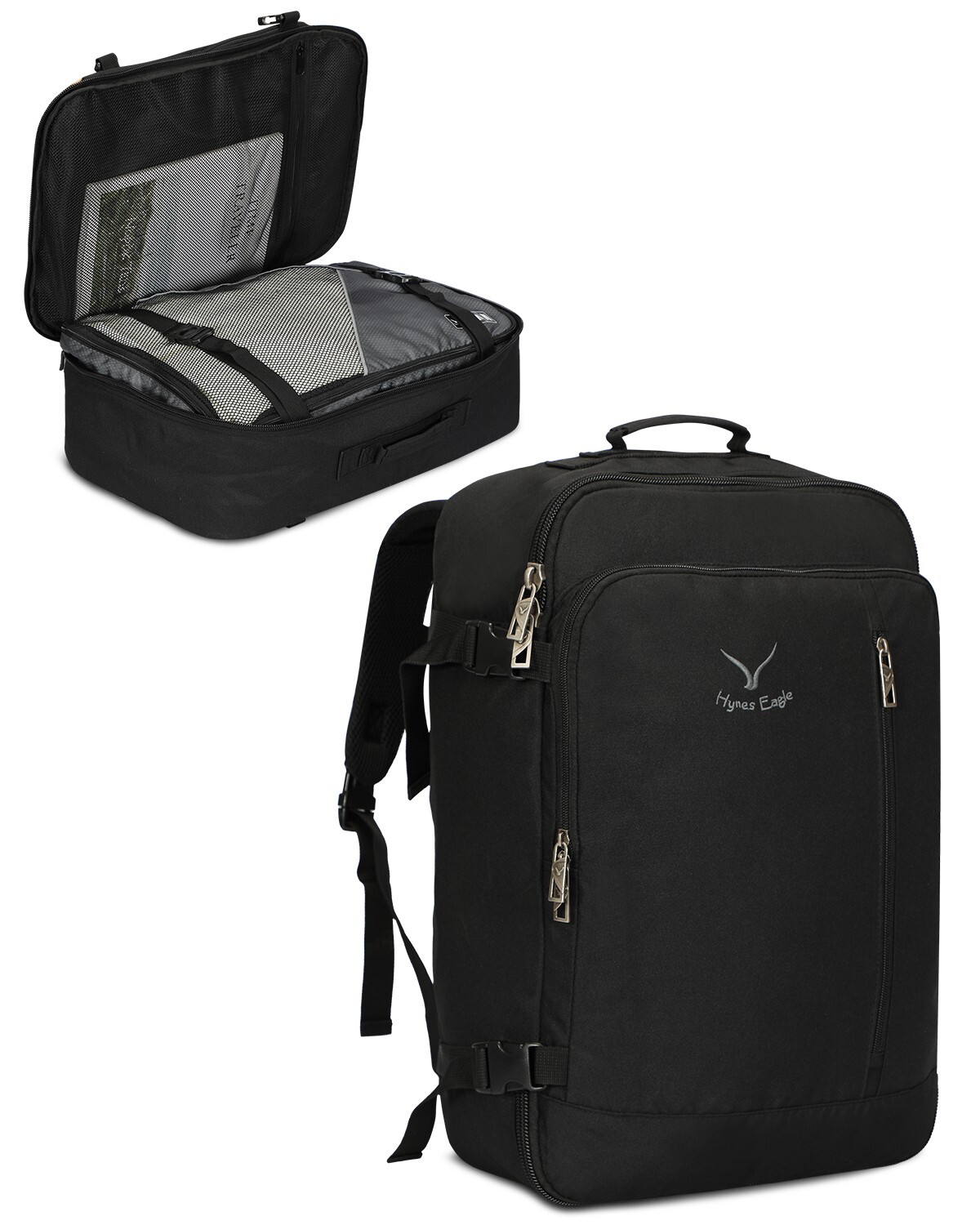 38L Expandable Cabin Approved Carry on Backpack Travel Weekender Bag