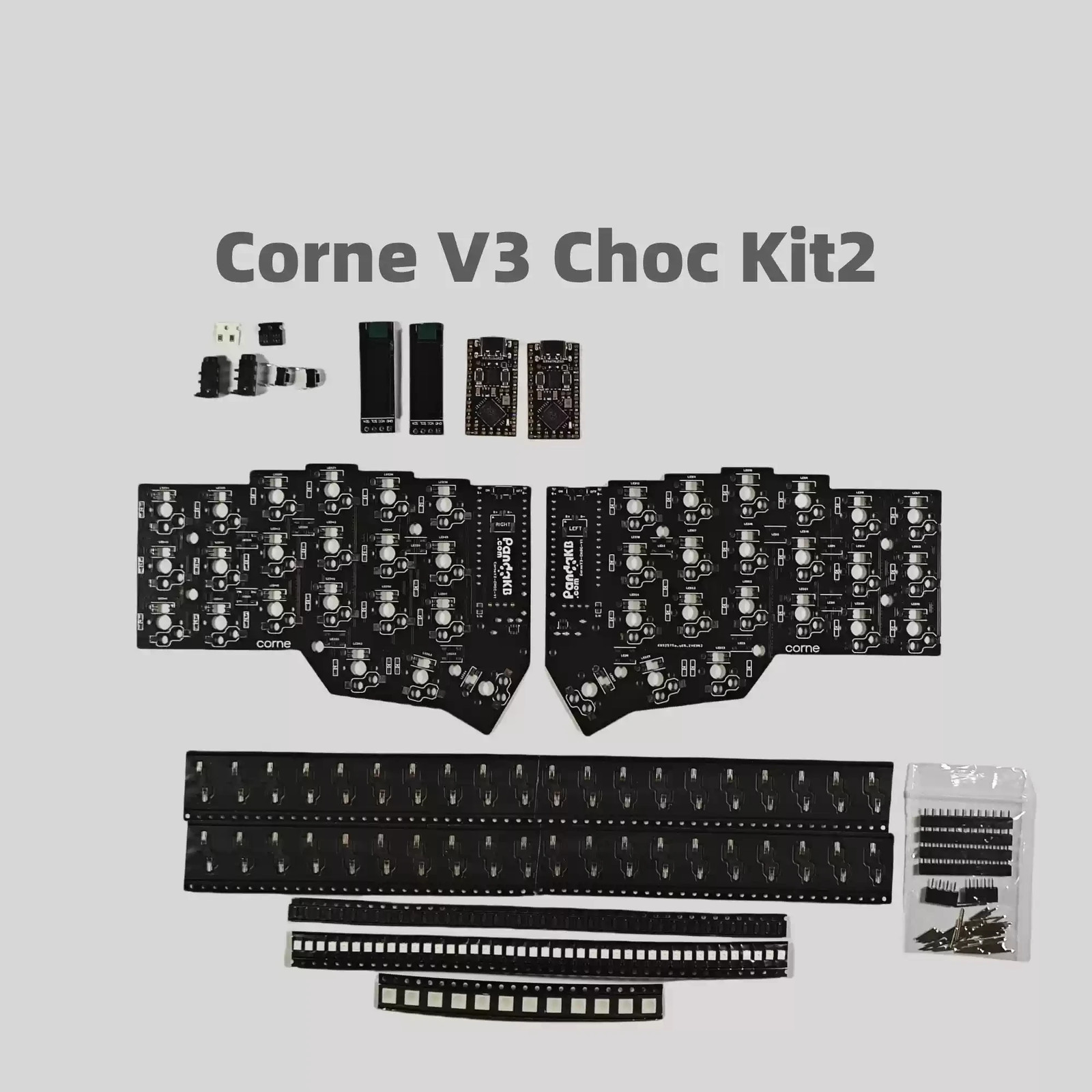 Corne V3 Crkbd Split Keyboard PCB Kit MX/Choc Compatible Custom Mechanical