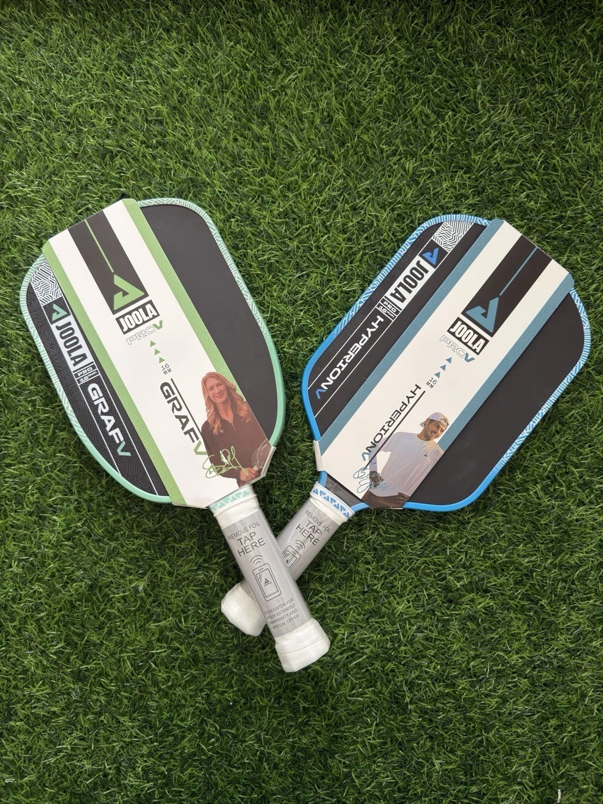 PACK OF 2 JOOLA Pro V Pickleball Paddles Graf Pro V & Hyperion Pro V 16mm NEW