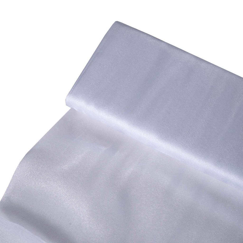 White CHIFFON FABRIC 54" x 10 yards Bolt Crafts Sewing Put-up Wedding Party SALE
