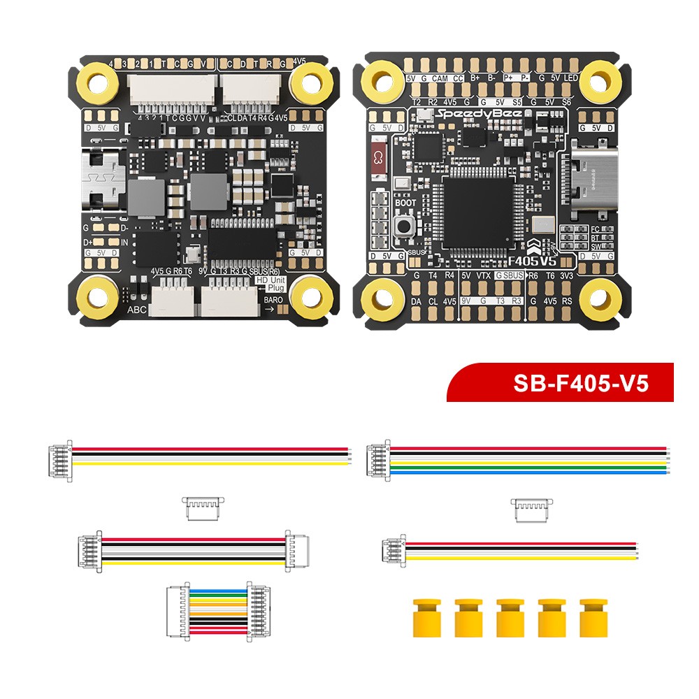 SpeedyBee F405 V5 Stack FC55A ESC 3-6S 30.5x30.5mm For Betaflight INAV Ardupilot
