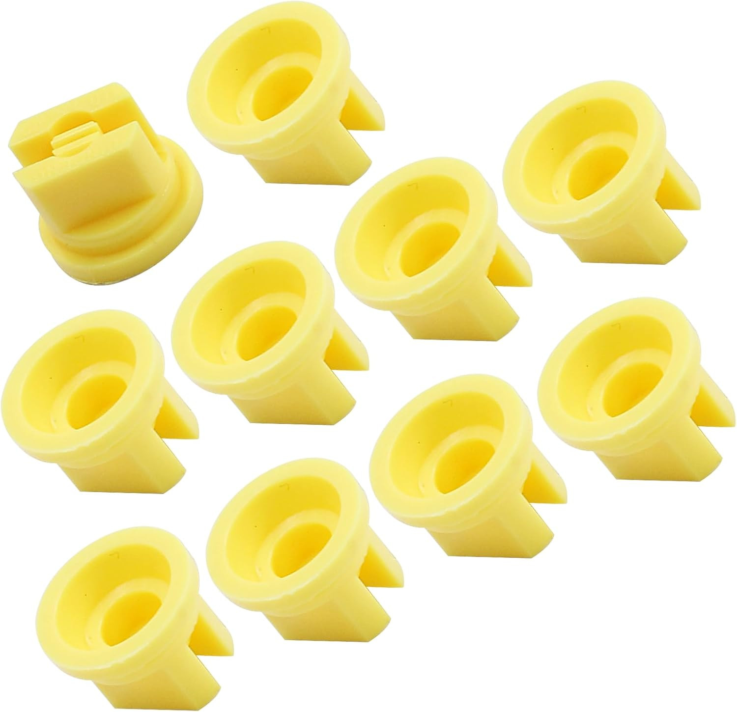 10Pcs Flat Fan Spray Tip 110 Degree Plastic Nozzle Agricultural Sprayer Nozzle f