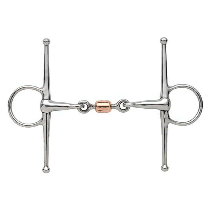 Full Cheek Snaffle Bit With Copper Peanut Stainless steel for Horse