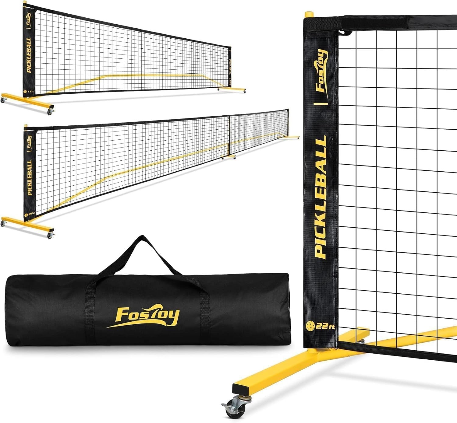 Fostoy Portable Pickleball Net Set