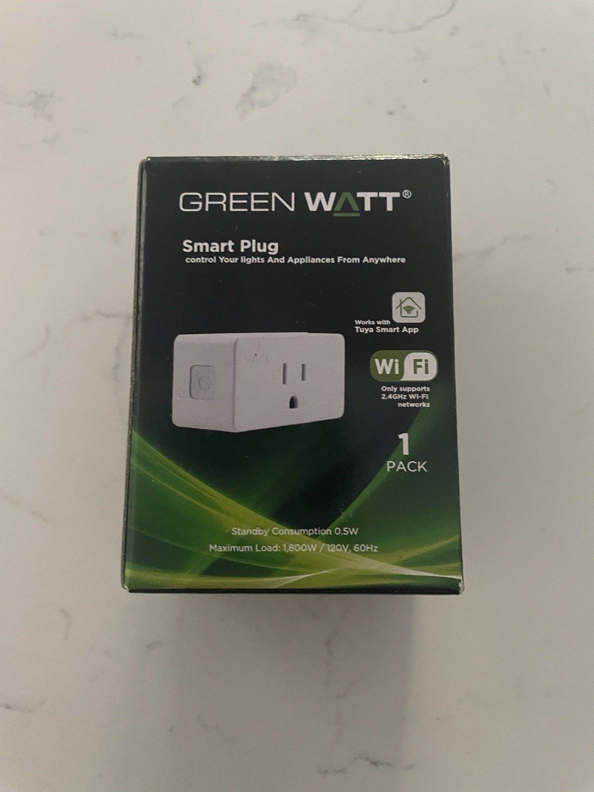 Smart Plug Green Watt Home Outlet Electronics Tuya Smart App New Energy Saver