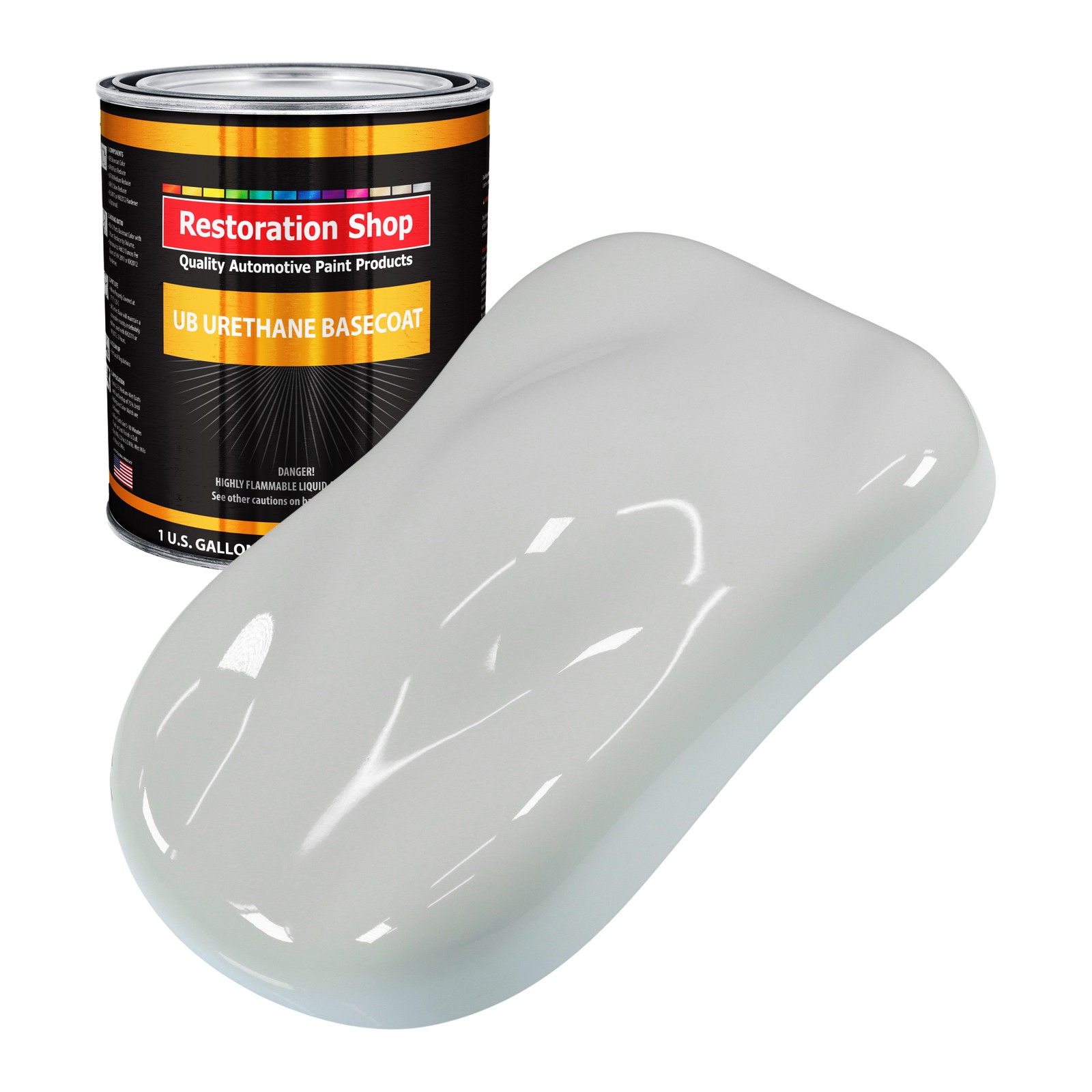 Classic White 1 Gallon URETHANE BASECOAT Car Auto Body Paint