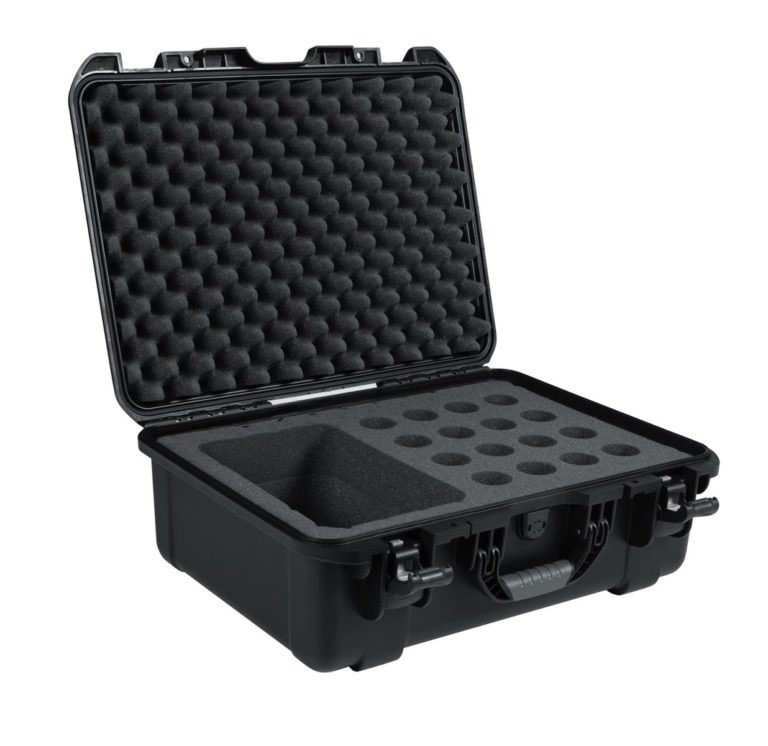 Gator Cases GM-16-MIC-WP Waterproof Case for 16 Microphones & Accessories
