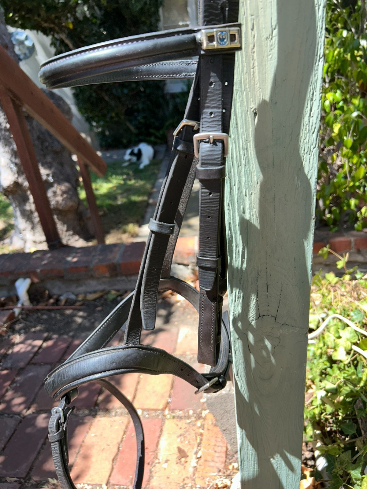 Used Stubben Snaffle Bridle Dressage Full Sized Black leather