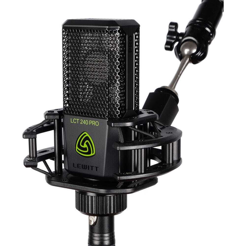 Lewitt LCT 240 PRO Value Pack Condenser Microphone with Accessories - Black