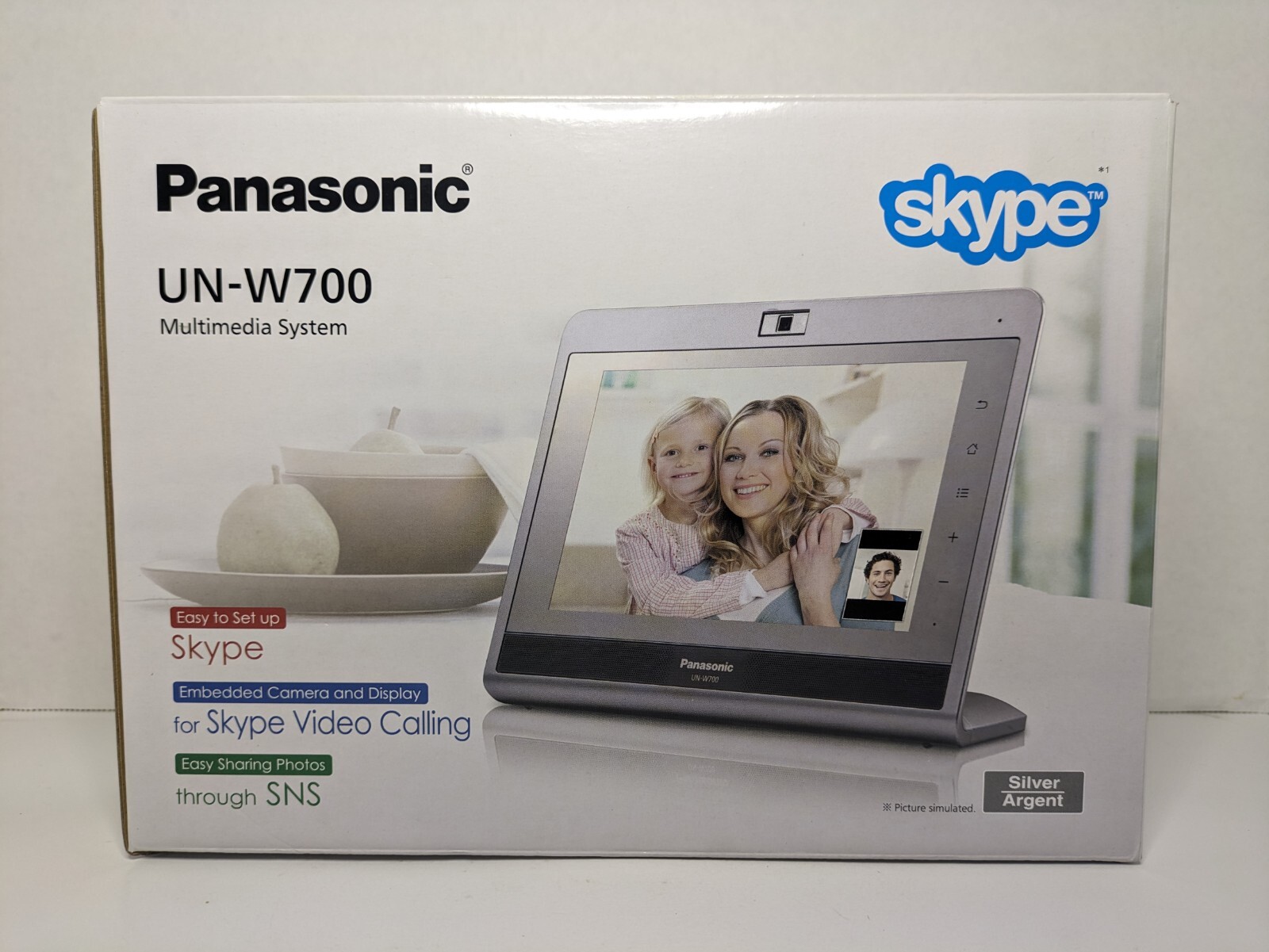 Panasonic UN-W700 Multimedia System With Skype Zoom Meeting Screen & Camera