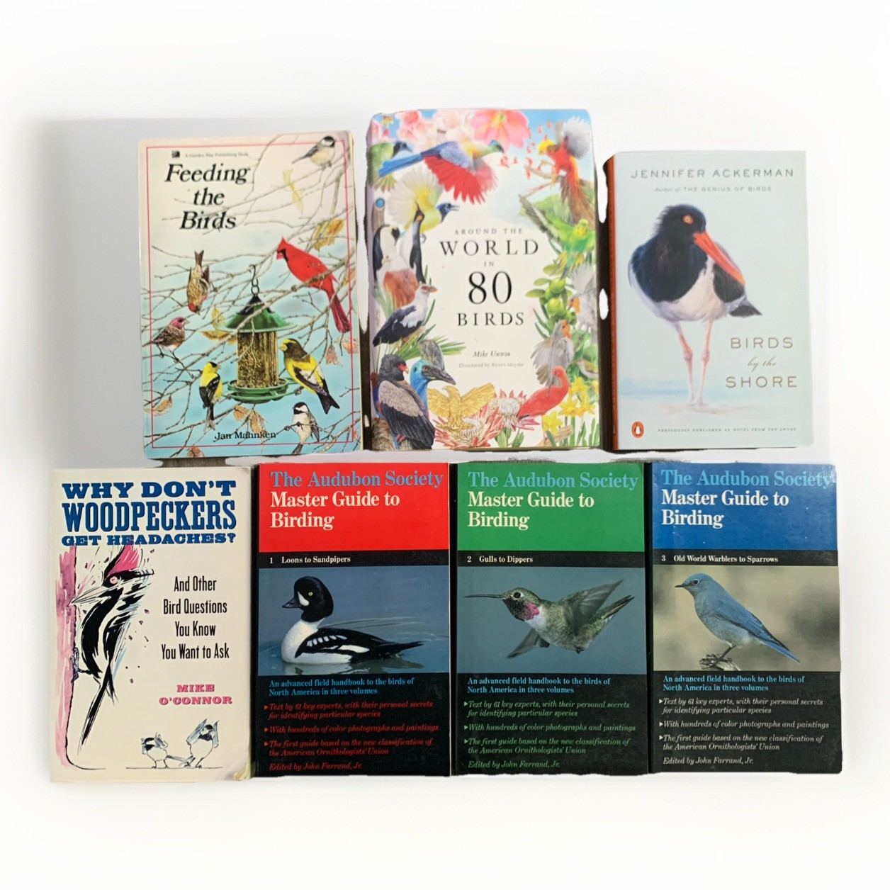 Ornithology Birds Books Lot (7) Bird Watching Species Guides & Books (USED