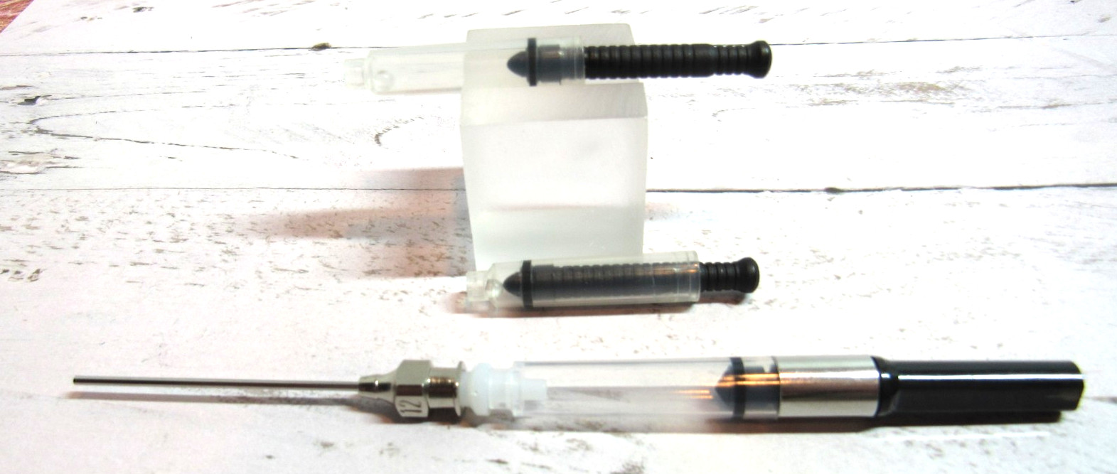 Set of 2 Monteverde Mini Fountain Pen Converter+ refill Syringe/Converter-2.6mm