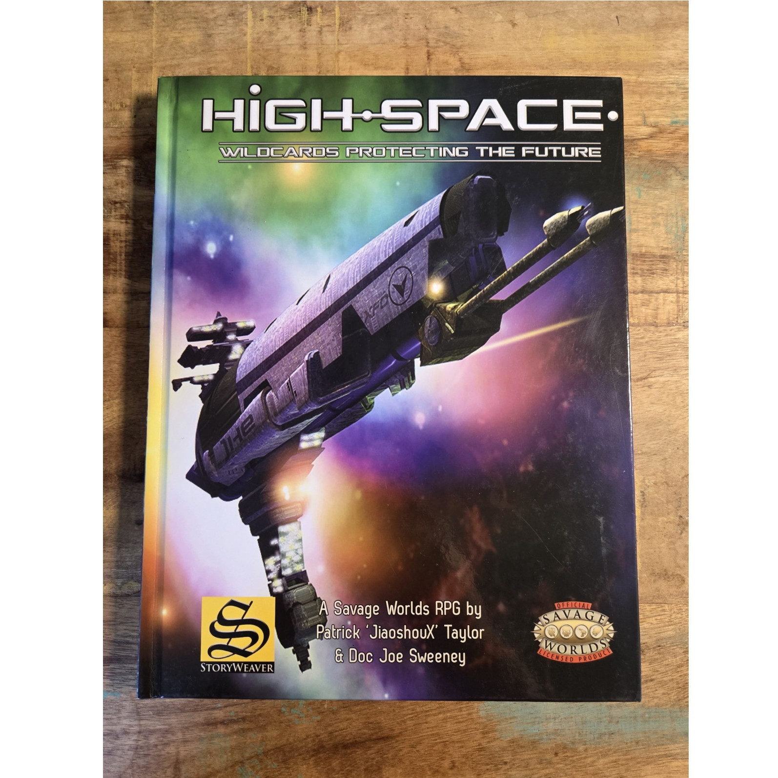 High Space Savage Worlds RPG Core Setting Book Hardcover StoryWeaver Sci-Fi OOP