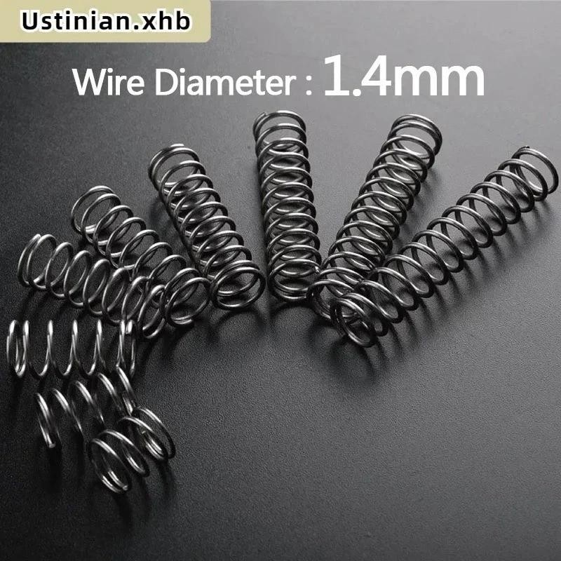 5PCS Heavy Duty Compression Springs Spring Steel Assorted Sizes