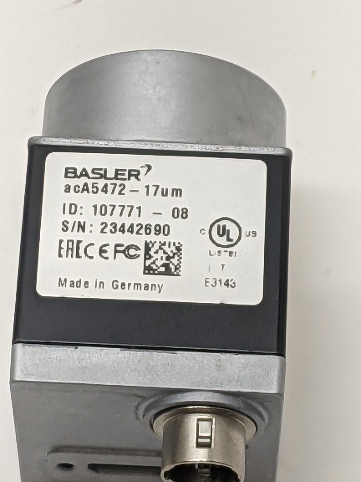 Basler acA5472-17um 20MP USB 3.0 Mono C-Mount Machine Vision Camera