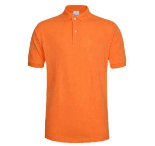Men Polo Shirt Plain Golf Sports Cotton Tee Jersey Casual Short Sleeve Quick Dry