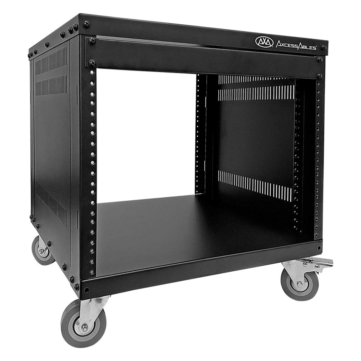 AxcessAbles 8U 19" Homelab Server Rack | 550-LB Capacity | Open Frame t