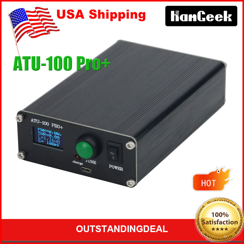 HamGeek ATU-100 Pro+ Automatic Antenna Tuner 100W Shortwave Antenna Tuner USA