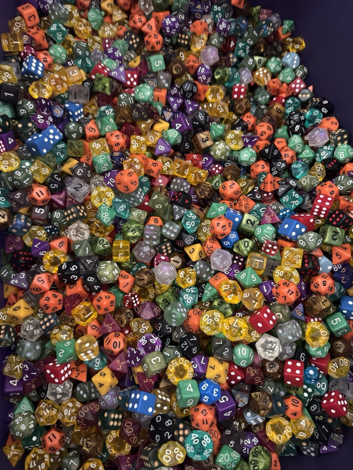 10 Lbs Bulk Dice Dungeons and Dragons DND RPG MTG D6 D8 D4 D12 D20