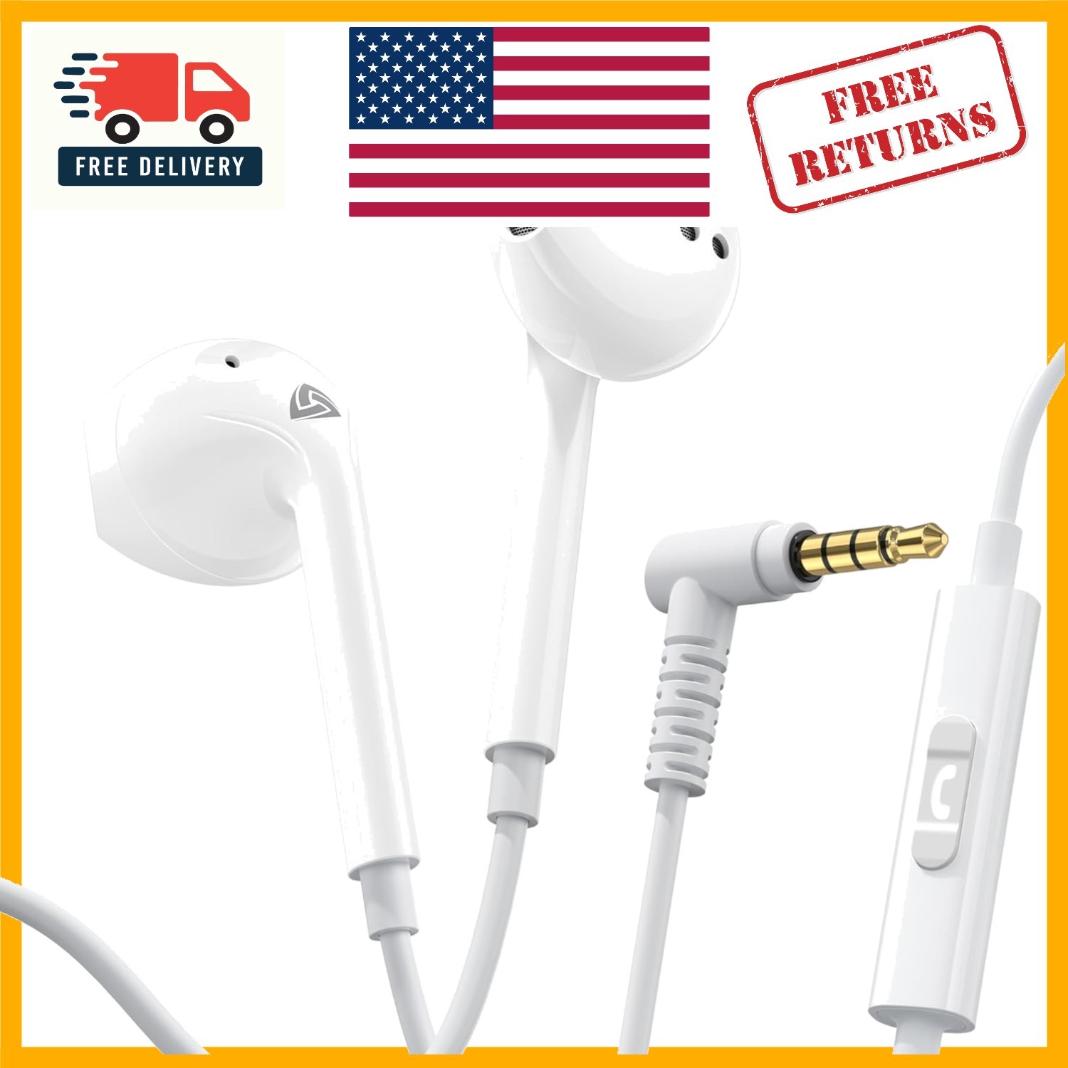 Stylish Zenith Wired Earbuds - Sound Isolating In-Ear Headphones for All Devices