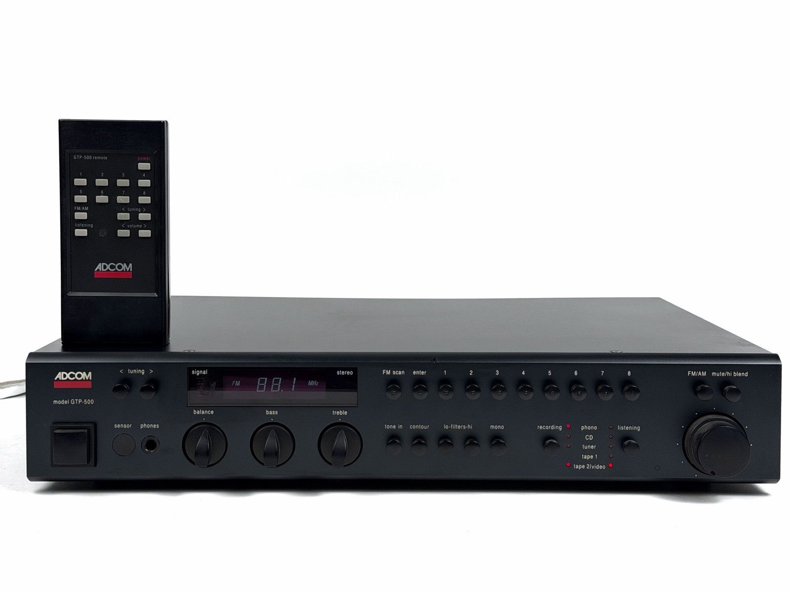 ADCOM GTP 500 AV Receiver 5-Ch. Multi Zone Digital Processor W/ Remote