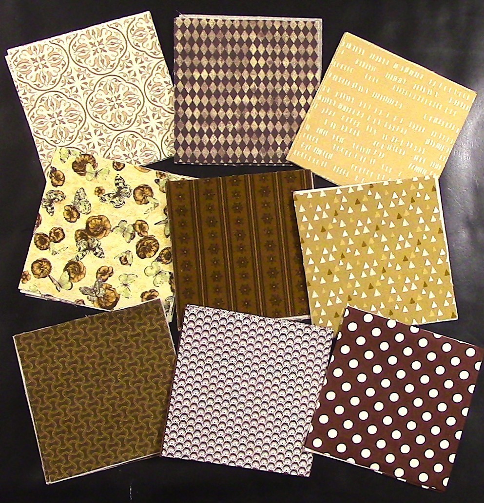 54) 5" Squares - Earthy - Quilting Sewing Charm Pack - 100% Cotton Fabric 5689