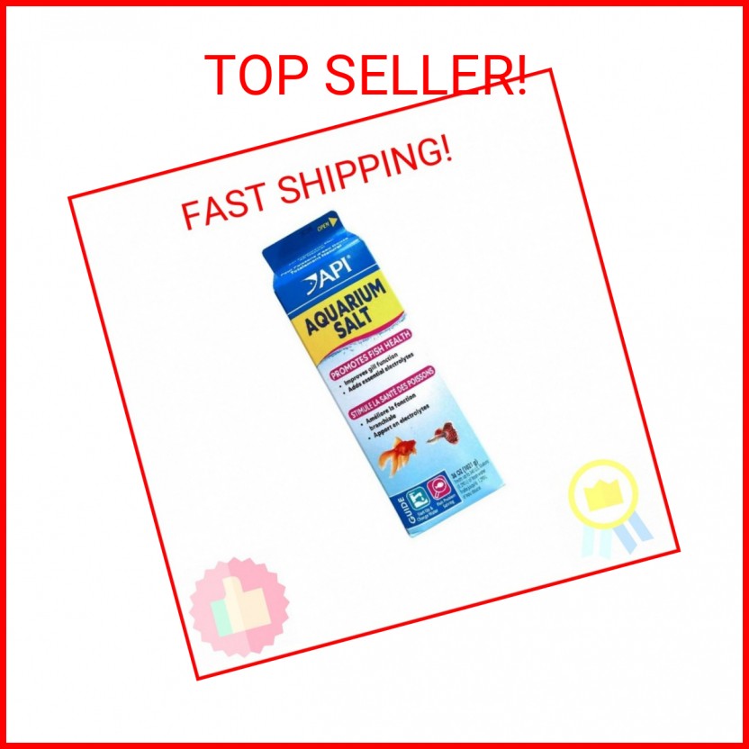 API AQUARIUM SALT Freshwater Aquarium Salt 36-Ounce Box