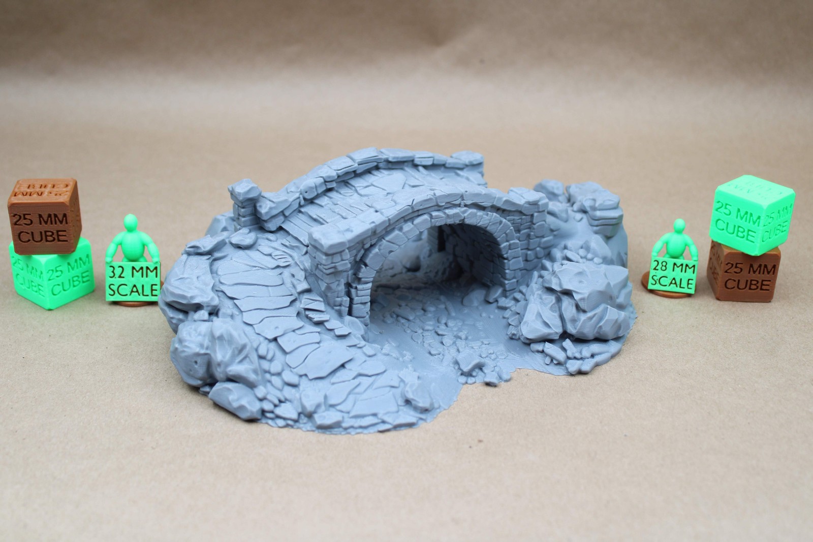 Tabletop Terrain Stone Rock Bridge Creek Stream River Bed Dry 28mm skirmish rpg
