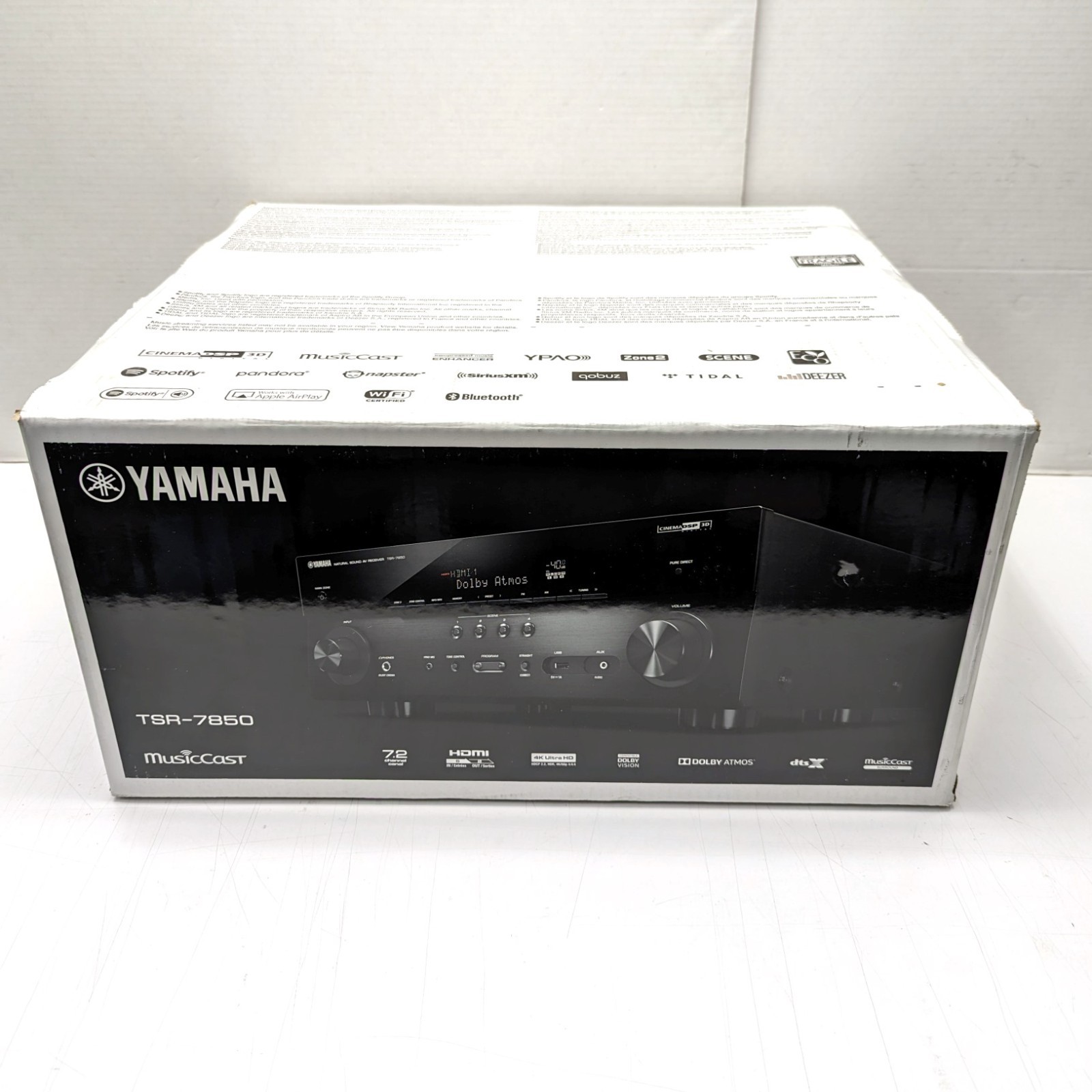 Yamaha TSR-7850 7.2-Channel AV Receiver Dolby Atmos DTS:X WiFi Bluetooth