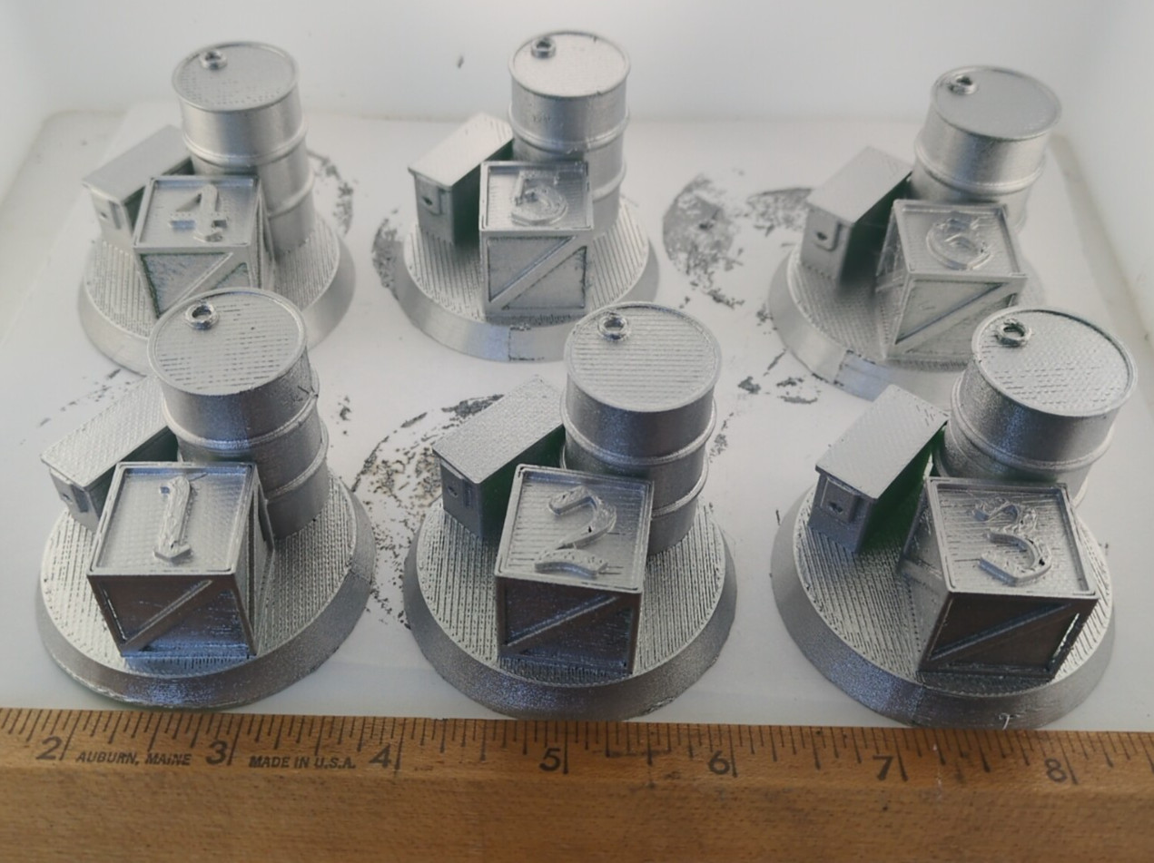 6 supplies objective markers 28mm terrainI|Alternate Wargaming Miniature