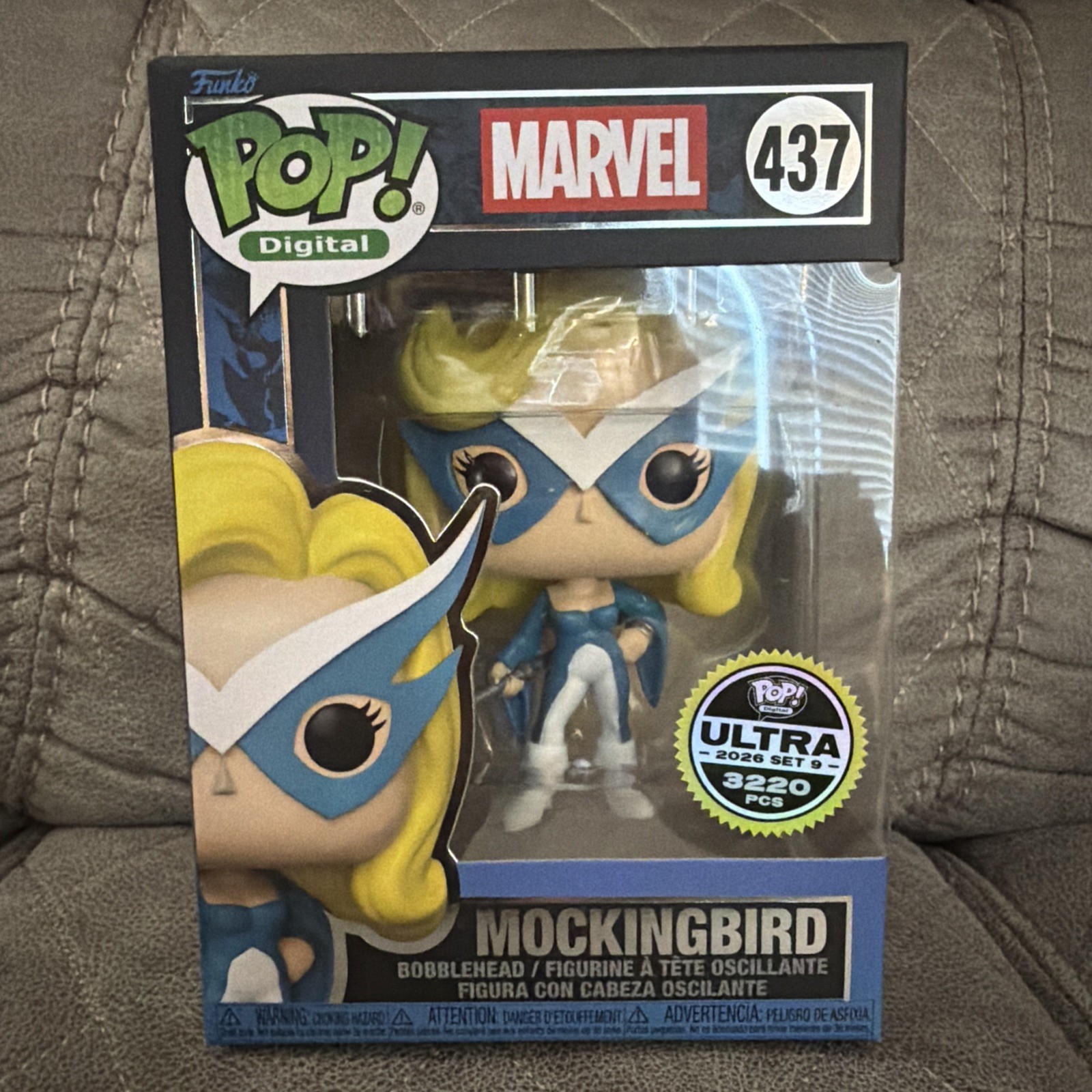 Mockingbird #437 Marvel Funko Pop - Digital Ultra Series W/Protector Avengers