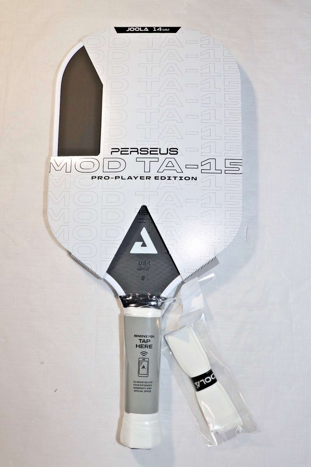 JOOLA Perseus MOD TA-15 14mm Pickleball Paddle + Replacement Grip New