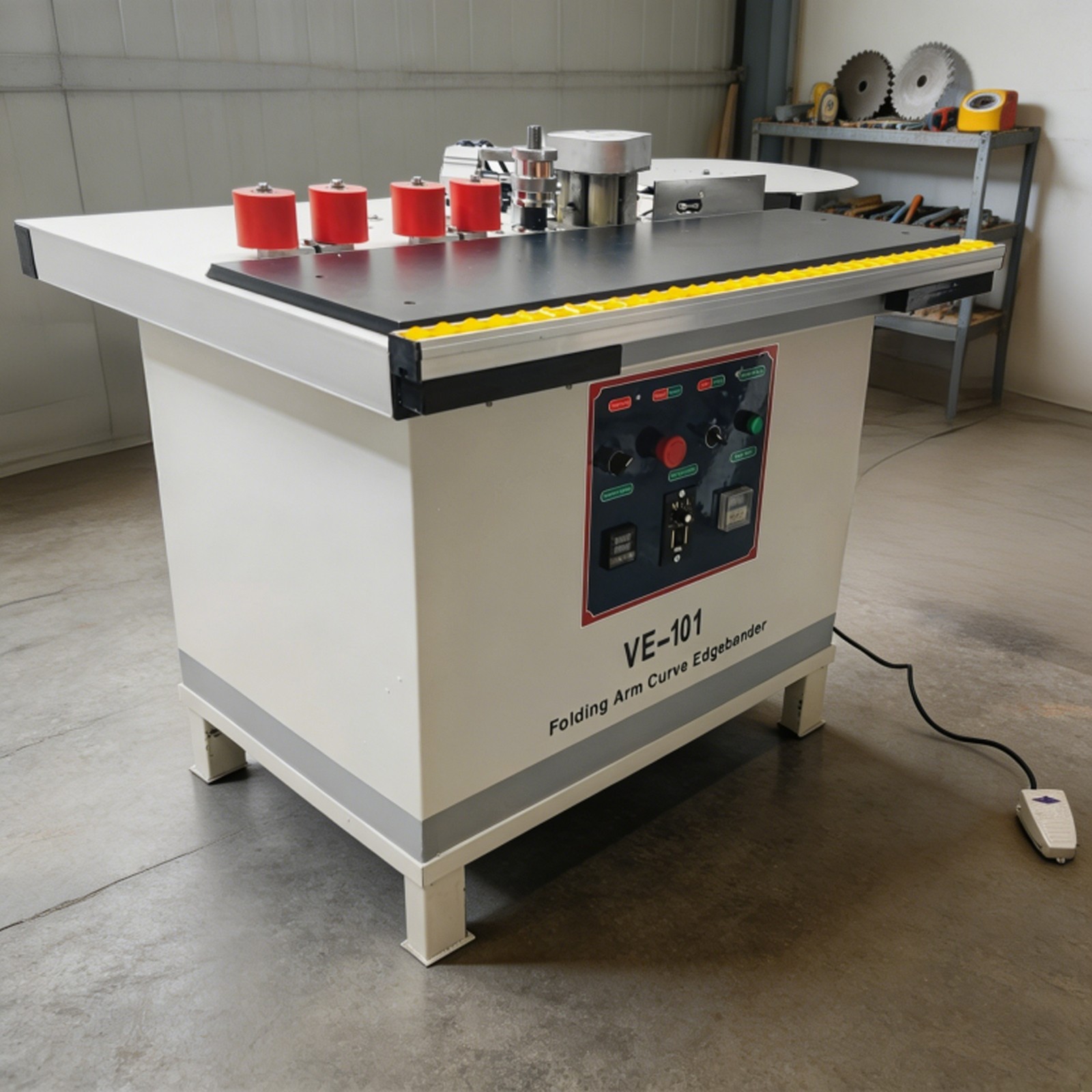 Industrial Automatic Woodworking Edge Banding Machine Double-sided Gluing 110V