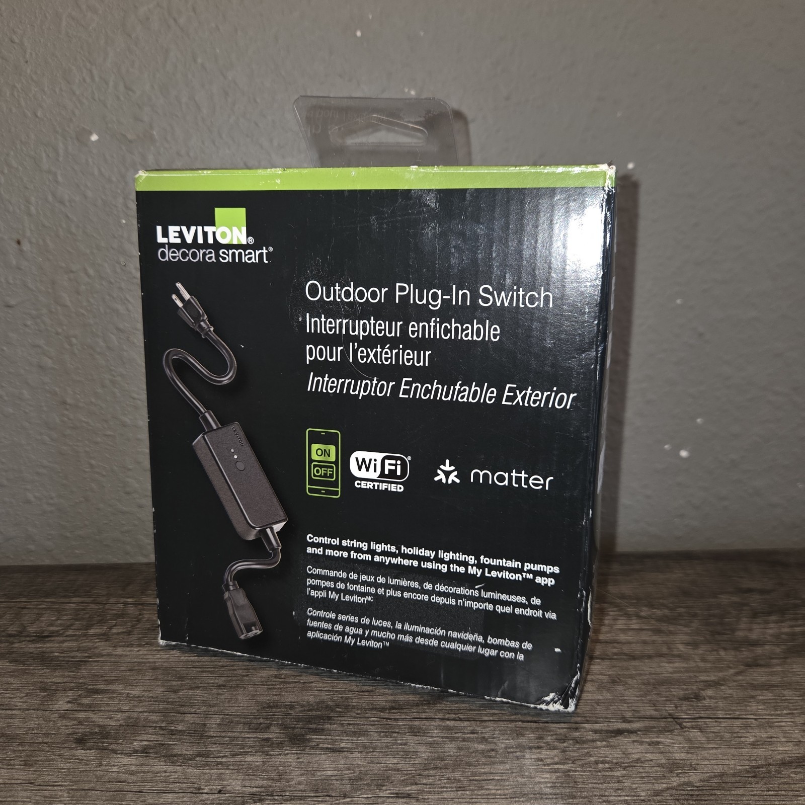 Outdoor Smart Plug Switch with Light Sensor Works with Alexa Google Home