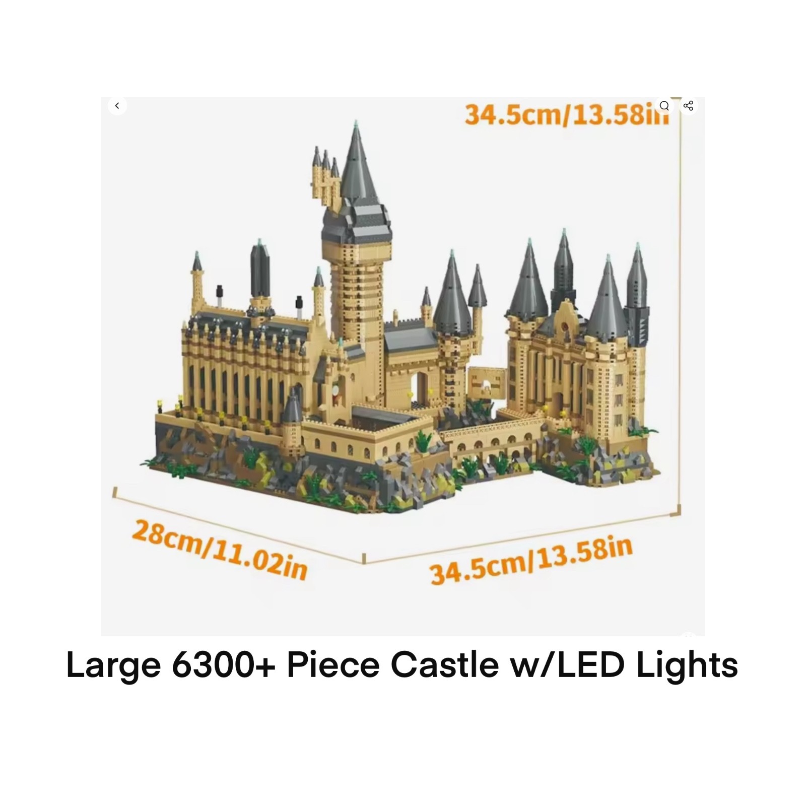 Magic Castle Building Block Sets - Large and Small Options Available