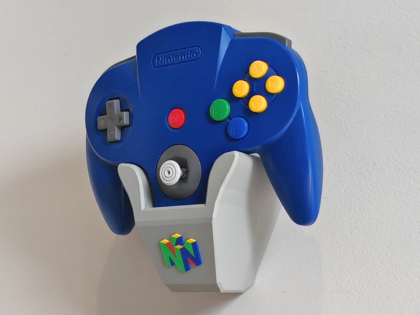 Nintendo 64 Controller Wall Mount Holder - Retro Gaming Storage Display Stand