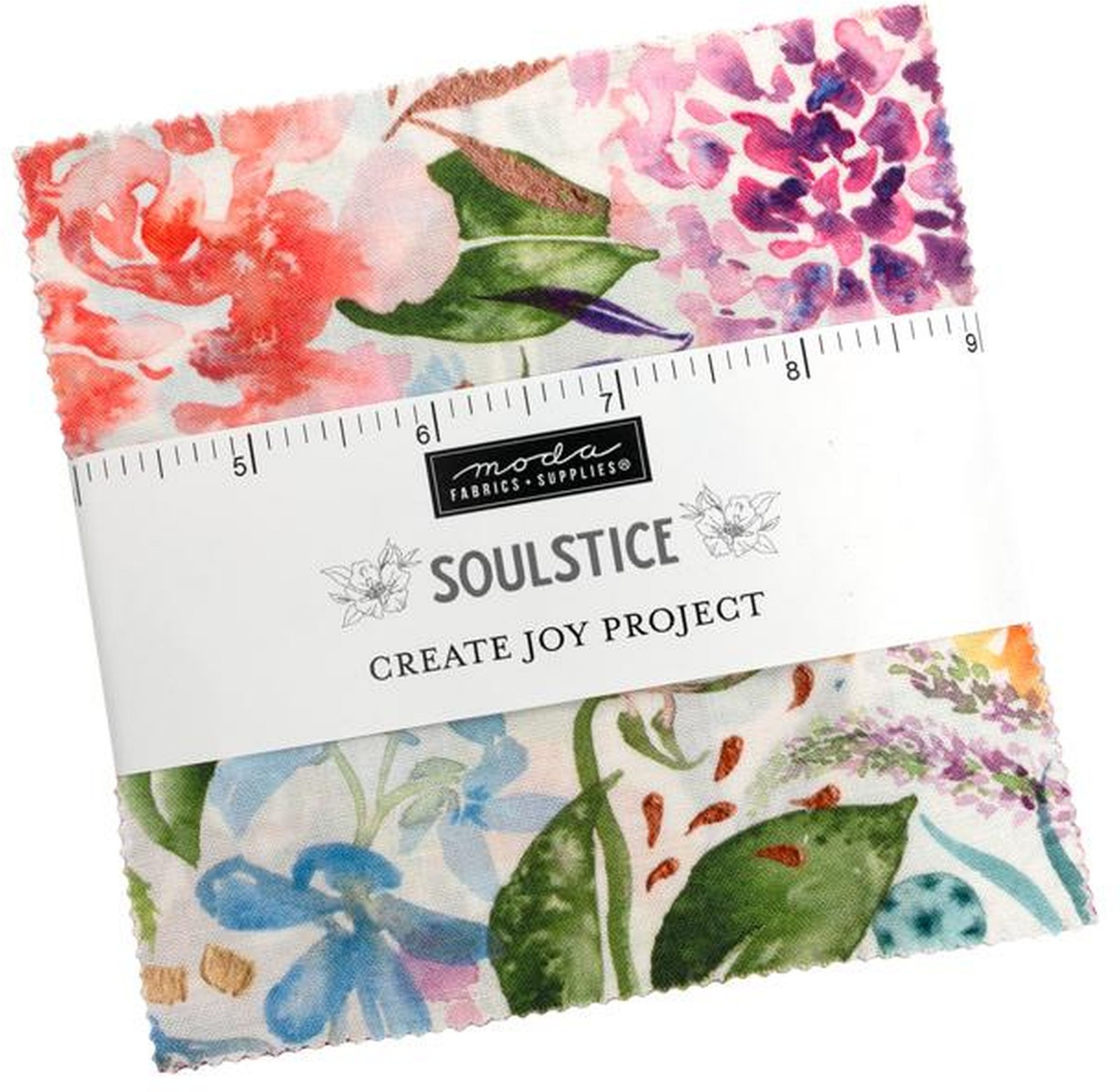 Moda SOULSTICE Charm Pack 100% Cotton 5" Precut Cotton Fabric Squares (42 pcs