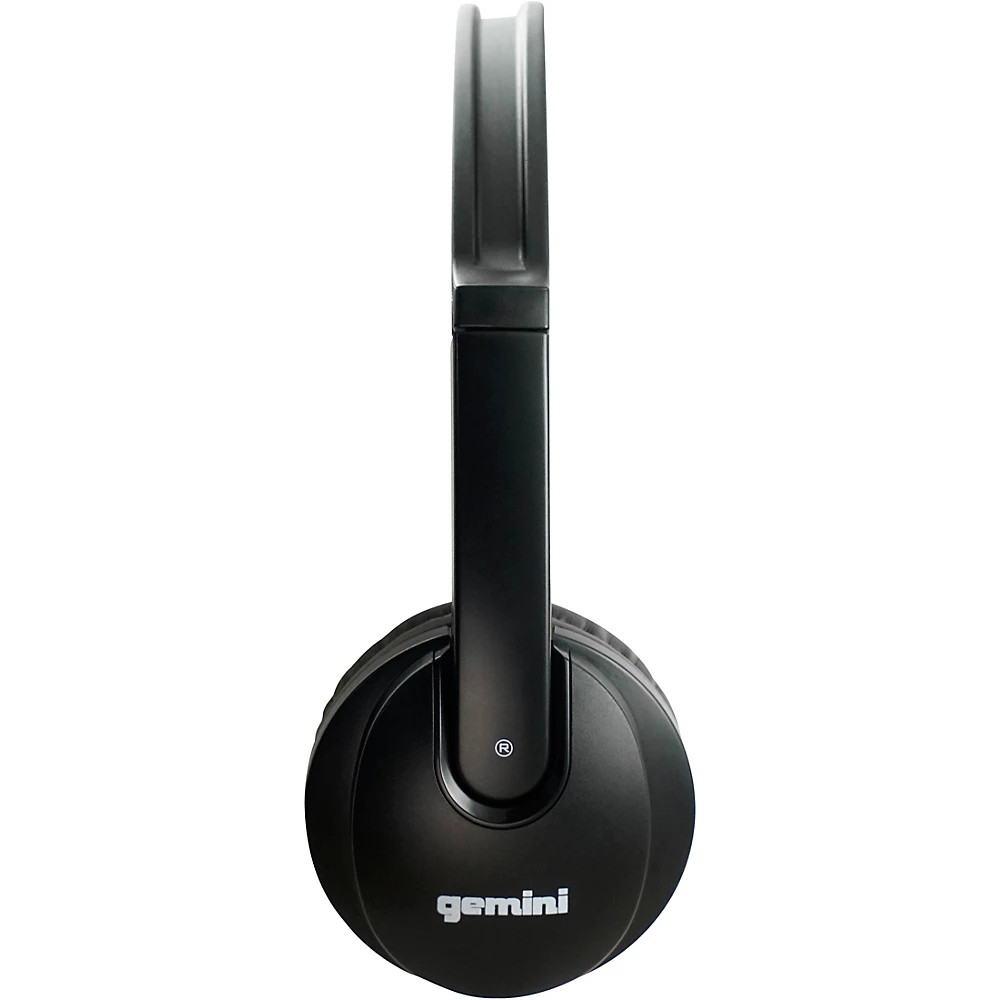 Gemini DJX200 Professional DJ Headphones Black