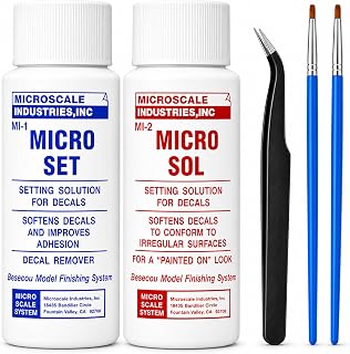 Decal Setting Solution-Micro Scale Micro Sol 102 + Micro Set 101 Package Decal