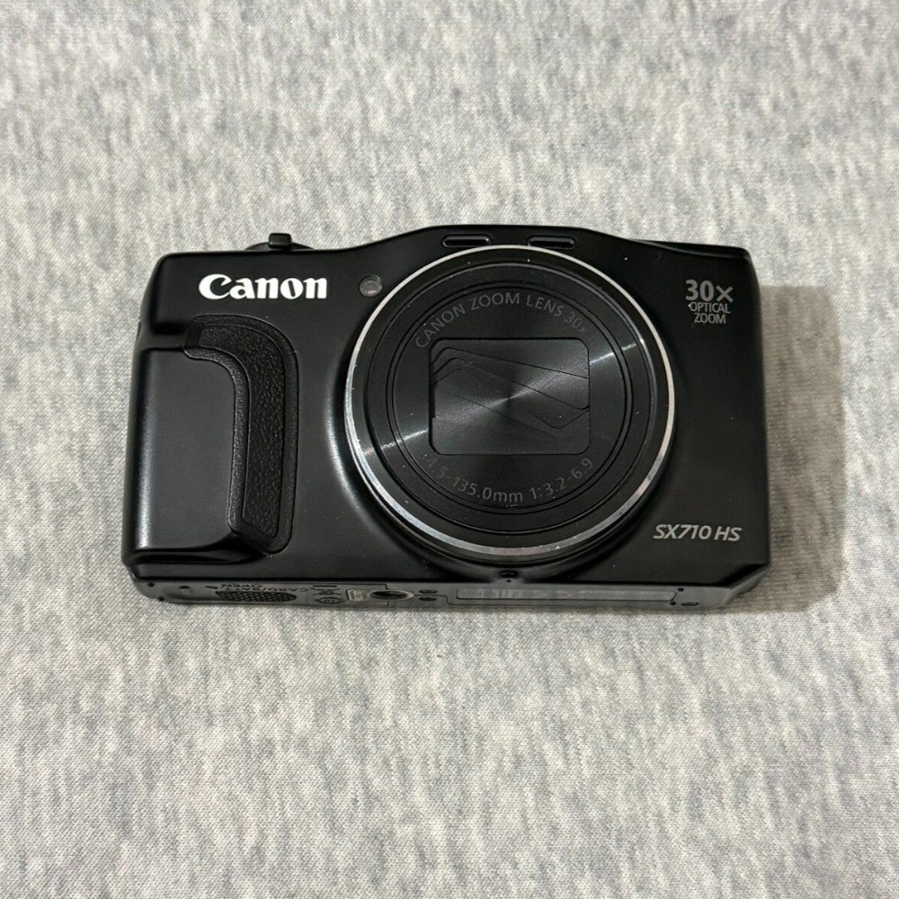 Canon SX710 HS Black 30x Zoom 25-750mm 20MP WiFi Pocket Camera English US