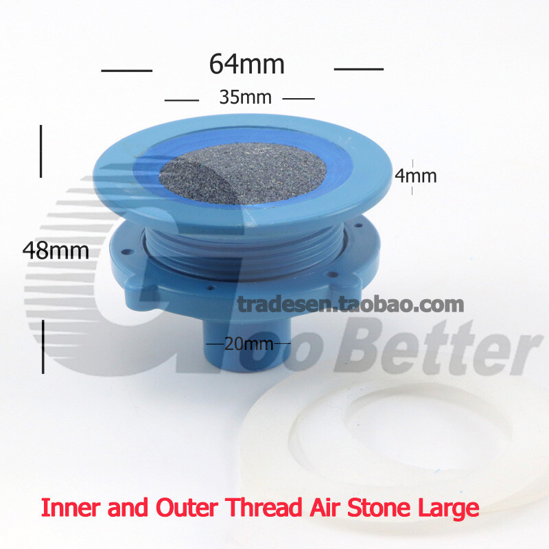 Air Stone Bubble Plastic Aquarium Air Pump Fish Tank Oxygen Diffuser Oxygenation