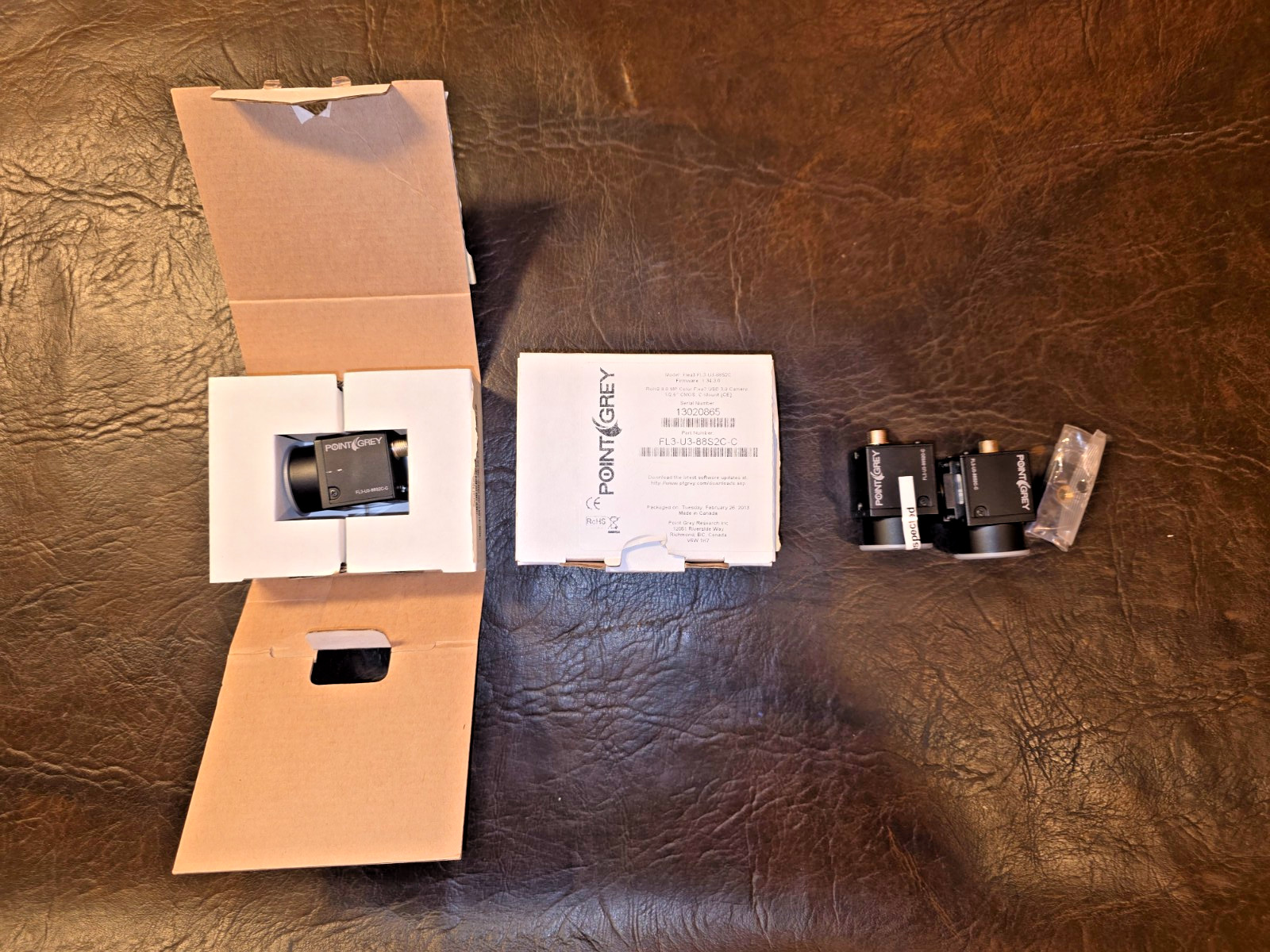 Point Grey/FLIR Flea3 FL3-U3-88S2C-C 8.8 MP USB 3.0 Color Machine Vision Camera